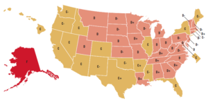Figure 6: State Grades for Closing Excellence Gaps.