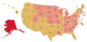 Figure 6: State Grades for Closing Excellence Gaps. 