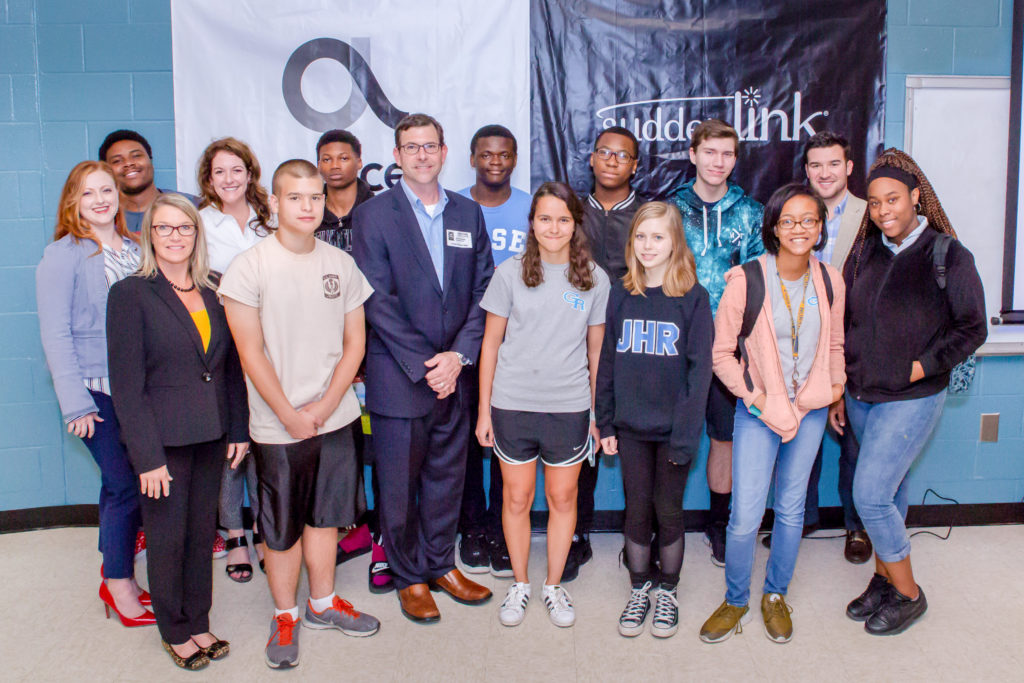 Students participate in an event hosted by the Coalition for Access, Affordability, and Success. The Coalition is a 2017 recipient of the College Access and Success Grants.