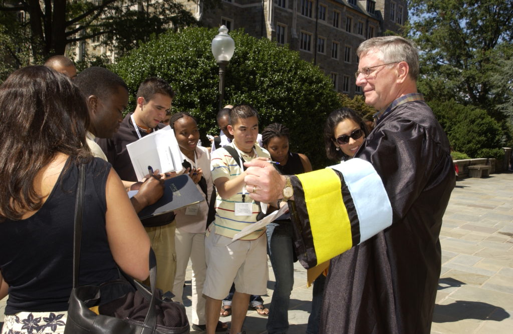 Matthew Quinn with Cooke Scholars