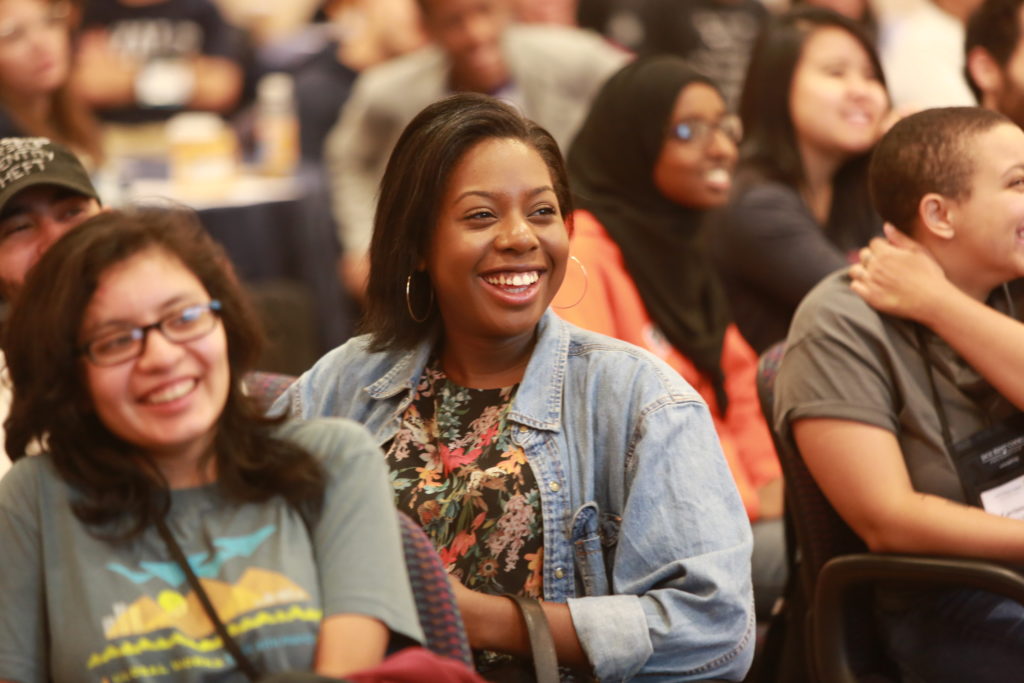 Cooke Scholars attend a presentation at Scholars Weekend 2016.