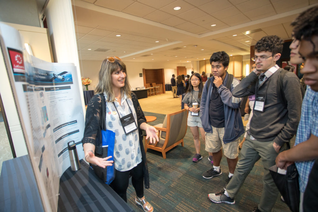 Cooke Scholars share research and exchange ideas at last year's Scholars Weekend event.