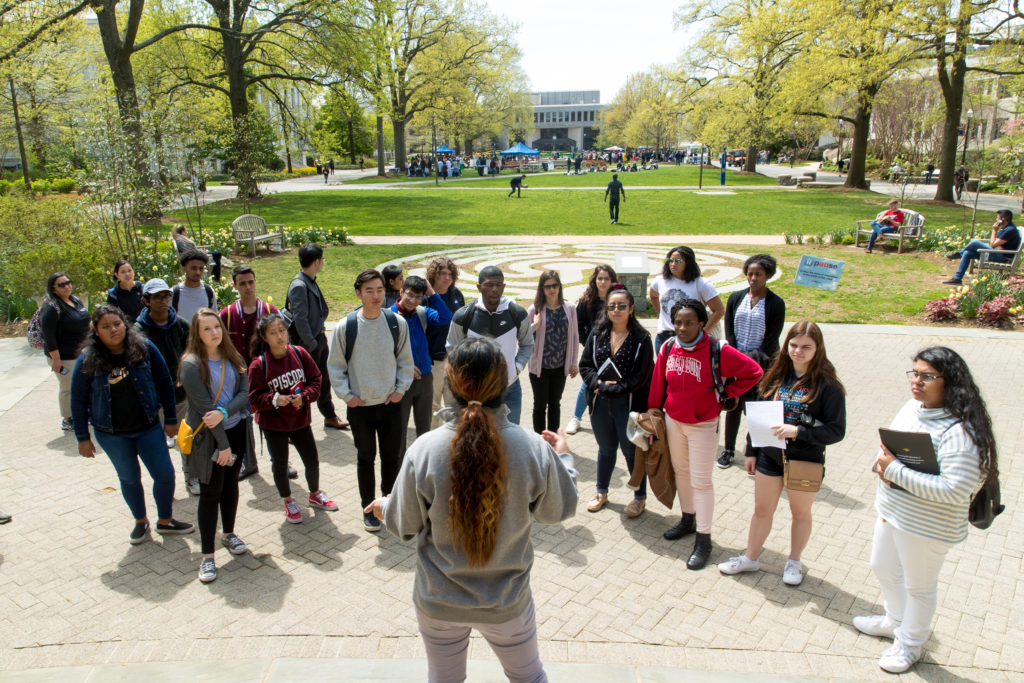 Cooke Young Scholars tour college campuses as part of exploring their postsecondary plans.