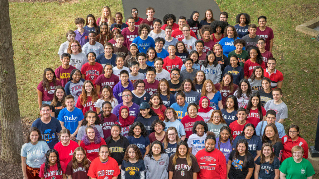 Photo of 2019 Cooke College Scholars at Scholars Weekend in Lansdowne, Virginia.