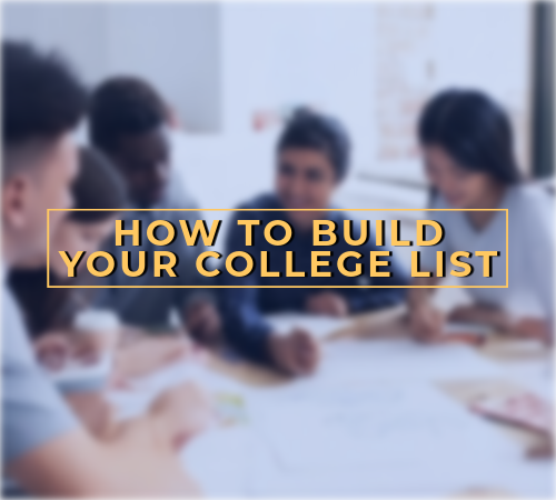 How to Build Your College List