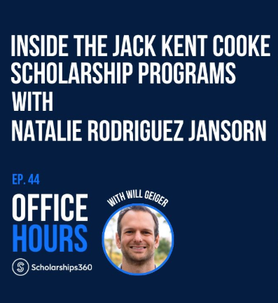 Scholarships360 Podcast Featuring Natalie Rodriguez Jansorn